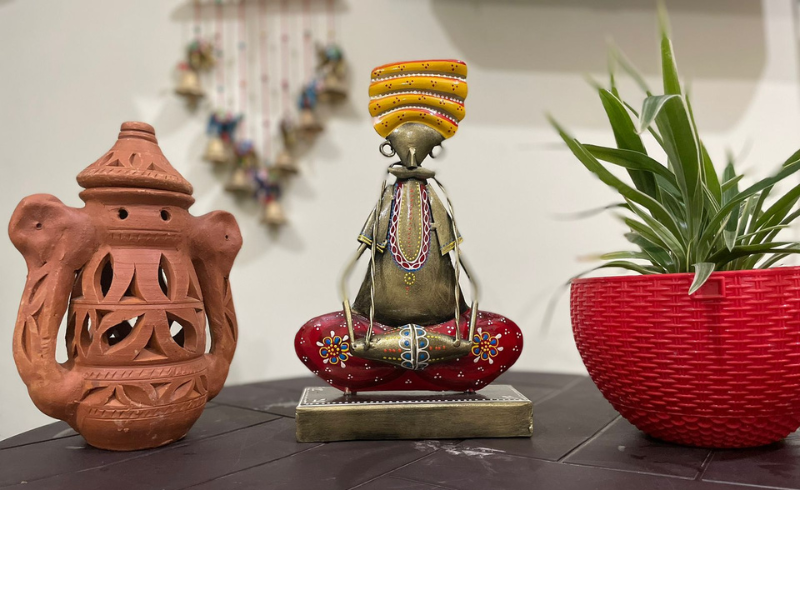 Rajasthani folk Artist Showpiece