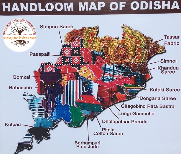 Handloom MAP of India